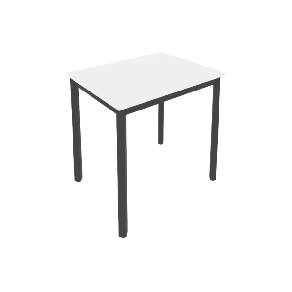 Стол письменный на металлокаркасе Slim С.СП-2.1 780x600x750 (Белый/Антрацит металл)